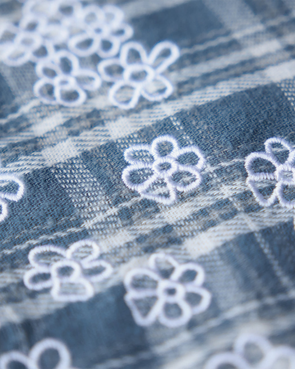 Long sleeve Flower Shirt - Blue